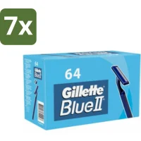 Gillette Blue 2 Wegwerpscheermesjes - 7x64 mesjes