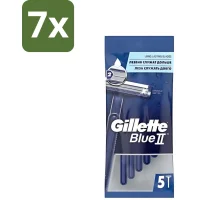 Gillette Blue II Wegwerpscheermesjes - 7x5 scheermesjes