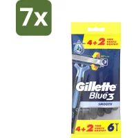 Gillette Blue 3 Wegwerpscheermesjes - 7x6 mesjes