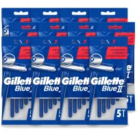 Gillette Blue II Wegwerpscheermesjes - 12x5 mesjes