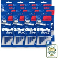 Gillette Blue II Wegwerpscheermesjes - 12x5 mesjes