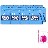 Gillette Blue 2 Wegwerpscheermesjes - 12x64 mesjes