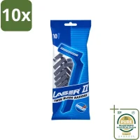 Laser 2 Ready Razor Wegwerpscheermesjes - 10x10 mesjes