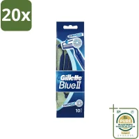 Gillette Blue 2 Wegwerpscheermesjes - 20x10 mesjes