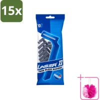 Laser 2 Ready Razor Wegwerpscheermesjes - 150 mesjes