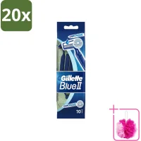 Gillette Blue 2 Wegwerpscheermesjes - 20x10 mesjes