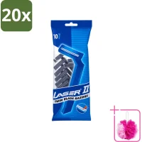 Laser 2 Ready Razor Wegwerpscheermesjes - 20x10 mesjes