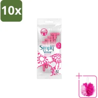 Gillette Venus Simply Venus Basic Wegwerpscheermesjes - 50 mesjes