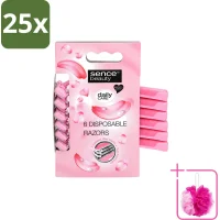 Sence Comfort Grip Wegwerpscheermes - 150 mesjes
